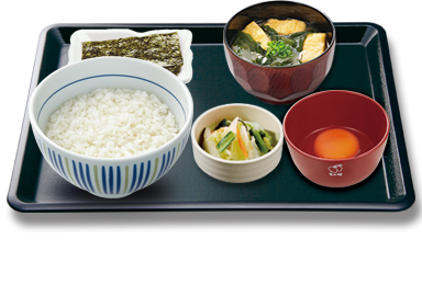 こだわり卵朝食
