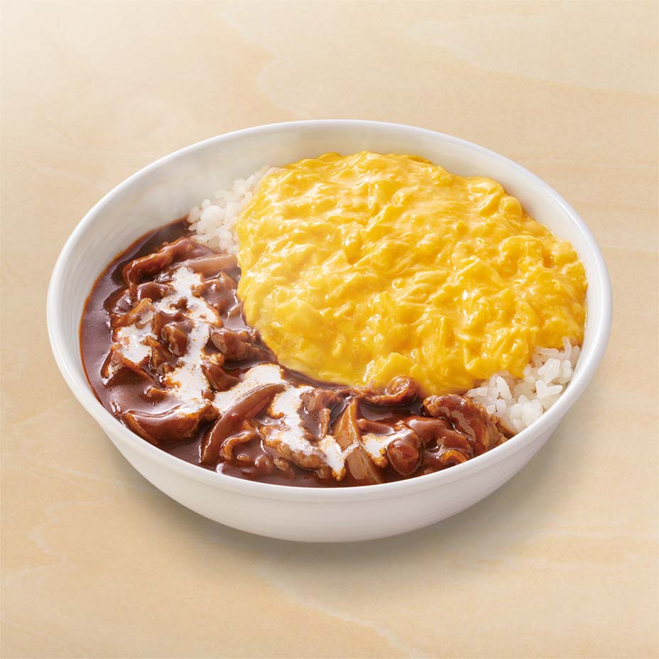 牛オム黒カレー