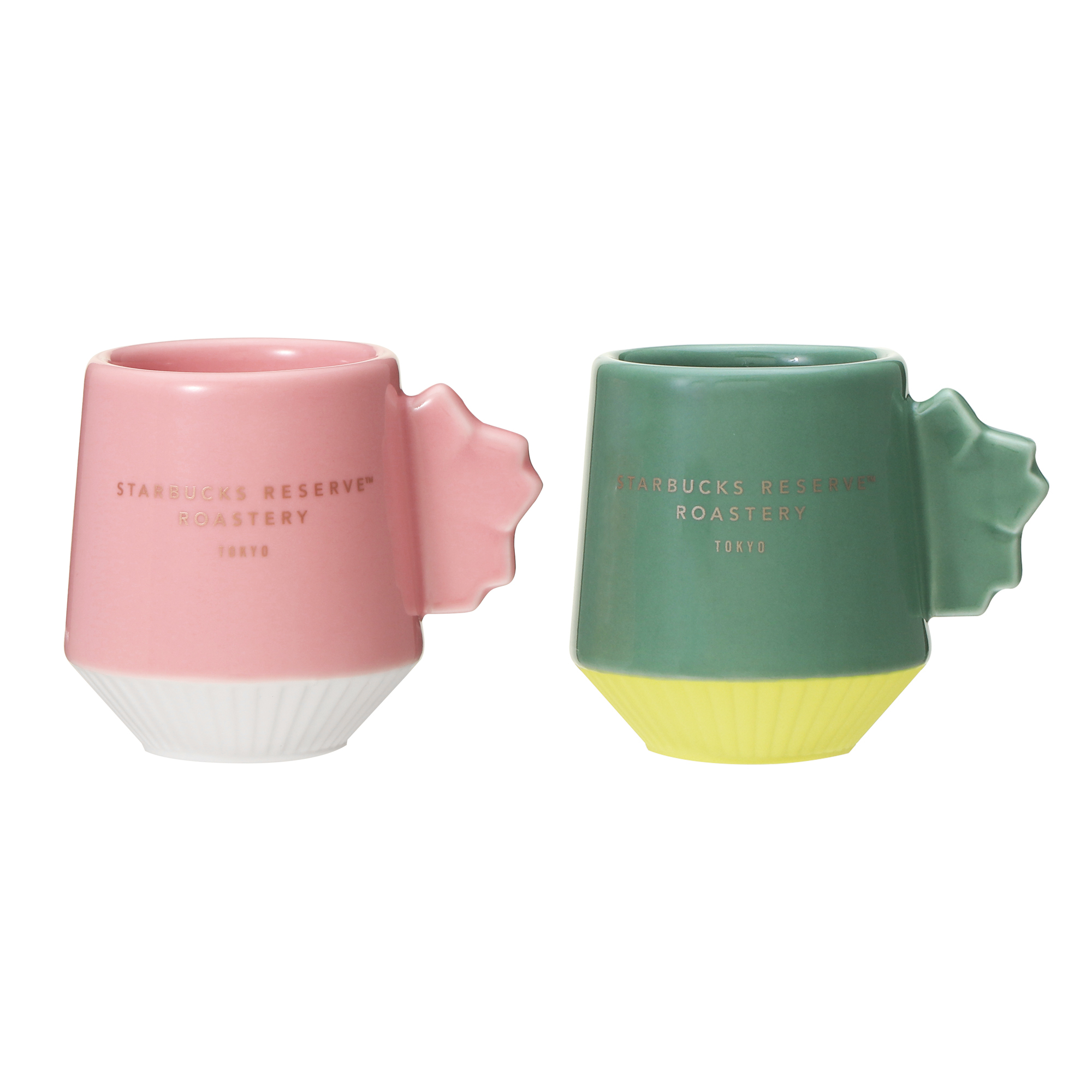 スターバックス リザーブ® ロースタリー プリーツデミセットピンク&グリーン