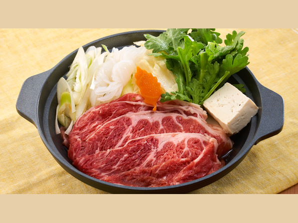 牛すき焼き鍋（卵付き）