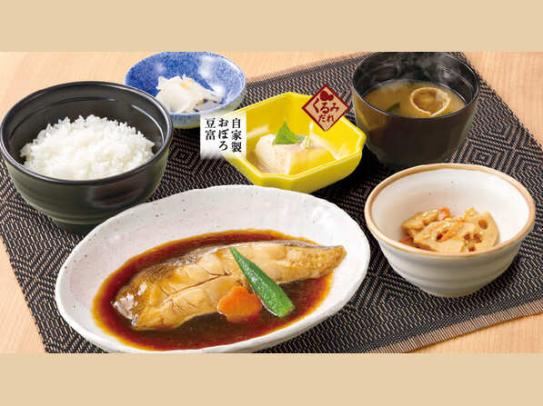 かれいの煮付けランチ