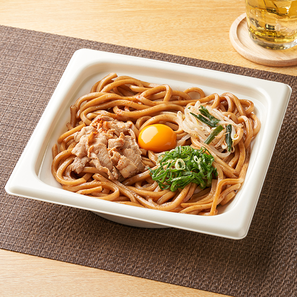 大盛 にんにく醤油焼うどん