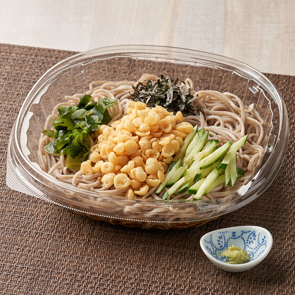 石臼挽きそば粉使用 大盛冷しぶっかけそば