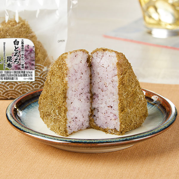 【北陸】白とろろ昆布おむすび ゆかりごはん