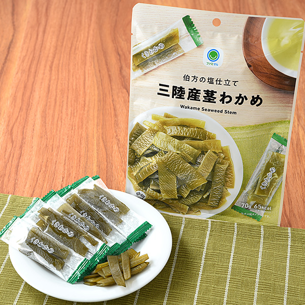 伯方の塩仕立て三陸産茎わかめ 大袋