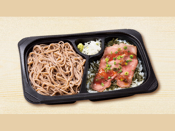お好み夢庵弁当（冷しそば＆ローストビーフ丼）