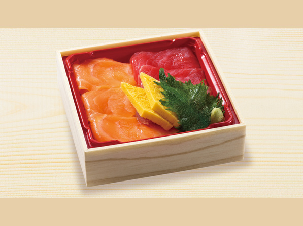まぐろとサーモンのちらし寿司