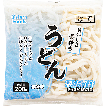 おいしさ長持ち うどん