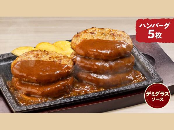 ワンコインハンバーグ　アレンジ５枚（約５５０ｇ）