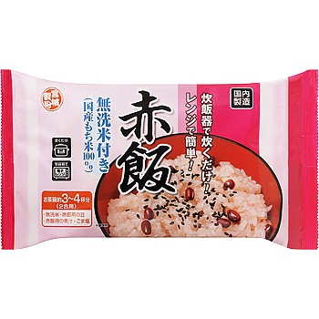 赤飯の素(無洗米付き)