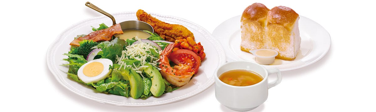 食いしんぼうのシェフサラダランチ（スープ・パン付）