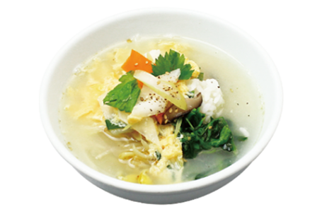 玉子と野菜のクッパ