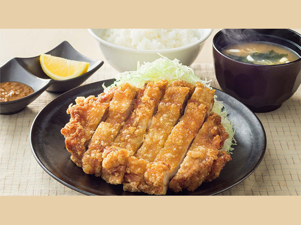 大判から揚げ定食