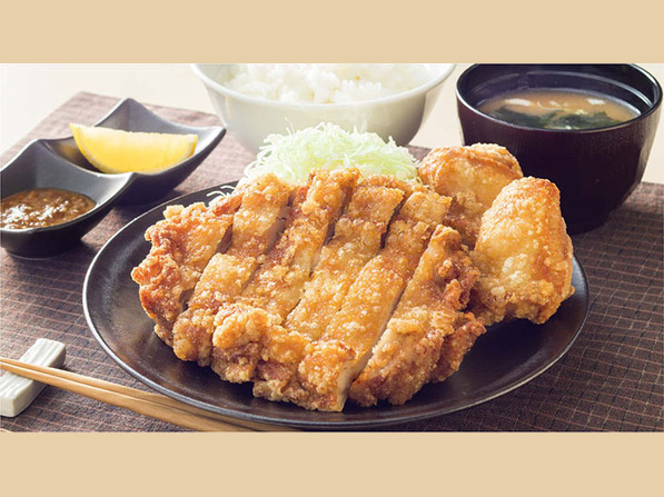 特盛りから揚げ定食