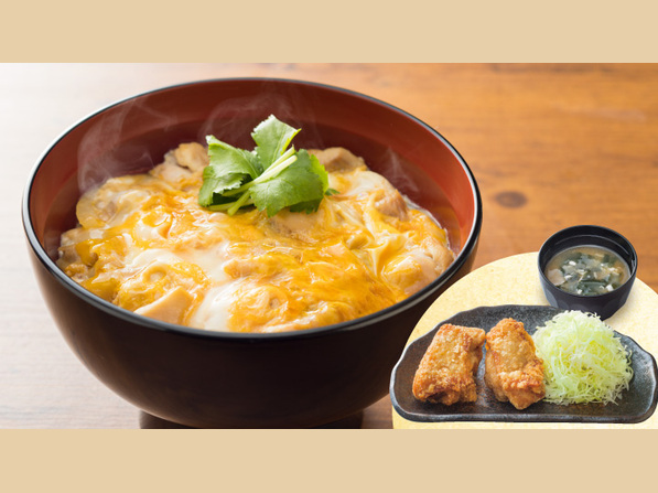 親子丼＆から揚げ・味噌汁セット