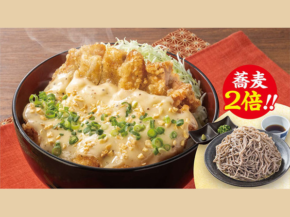 ★蕎麦2倍★
ガリマヨ丼＆もり蕎麦セット