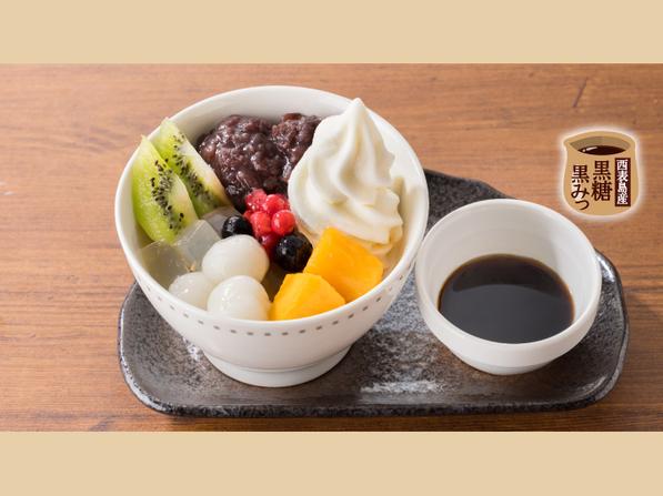 白玉クリームあんみつ