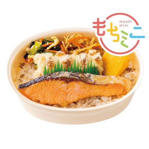 ～もち麦ごはんのミニ弁当～ もちミニ しゃけ弁当