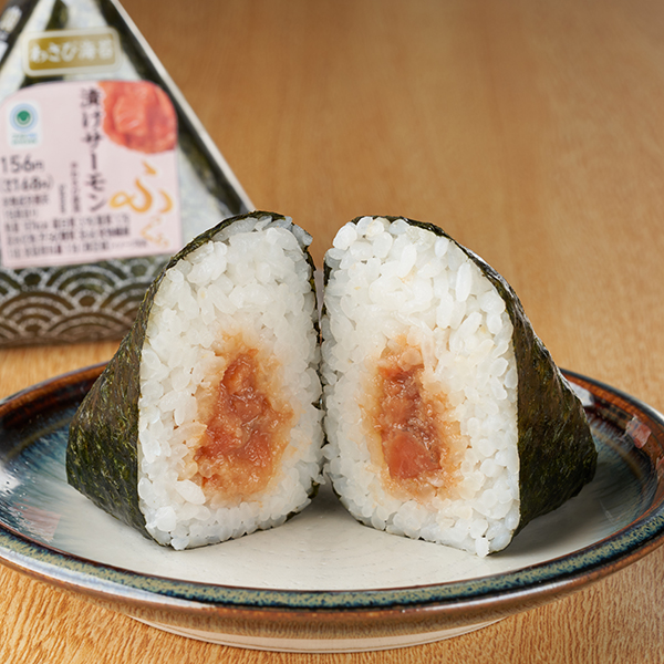 わさび海苔　漬けサーモン