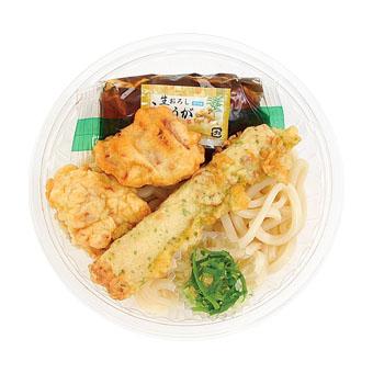 冷しぶっかけ鶏天うどん