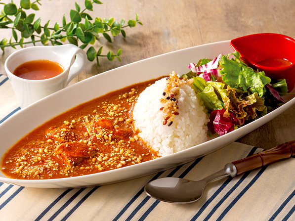 バターチキンカレー　〜スーパーフード添え〜（スープ付）