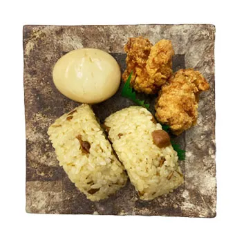 おにぎりセット かしわめし