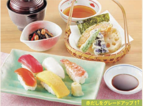 にぎり寿司の小町セット