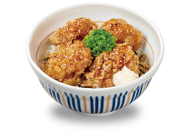 マヨ鶏から丼