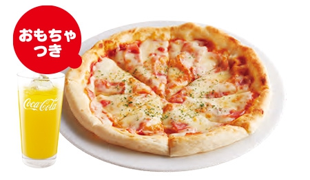 Joyチーズたっぷりベーコンピザセット（ドリンクバー・スープバーつき）