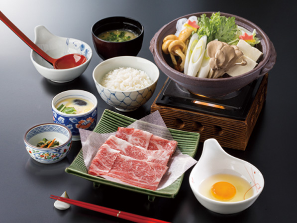 黒毛和牛すき鍋膳