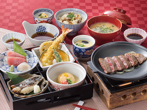 松花堂弁当《サーロインステーキ付き》