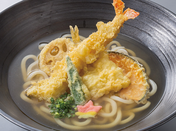 海老天ぷらうどん［温］