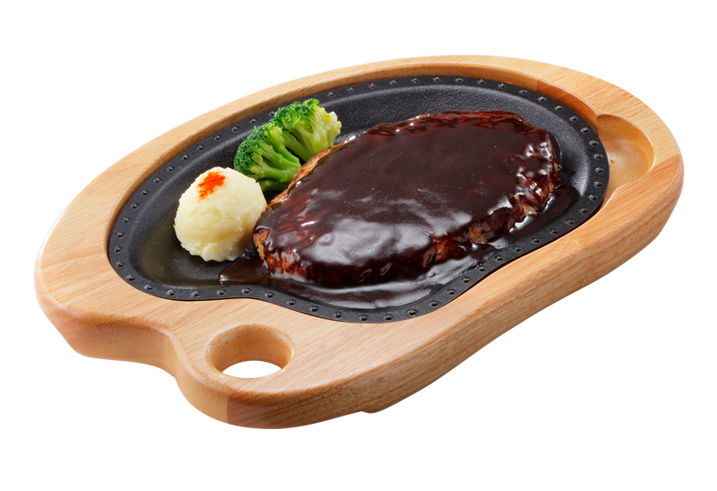 黒デミバーグステーキ