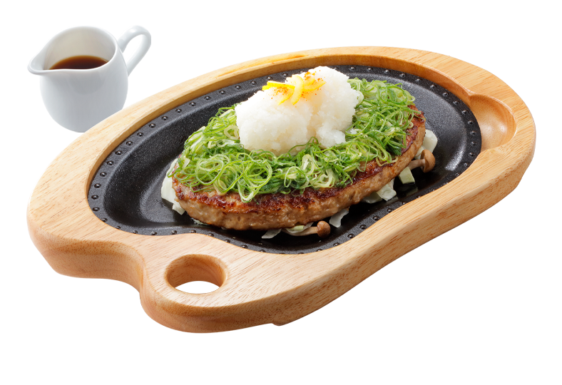 ねぎポンおろしバーグステーキ