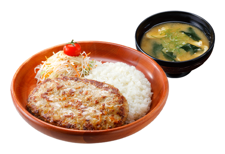 レギュラーバーグディッシュランチ（みそ汁付）