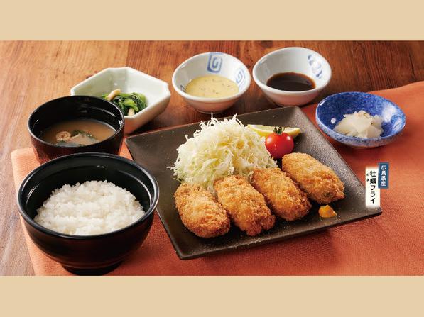 広島県産大粒かきフライ御膳（4個）