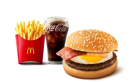 月見バーガー セット
