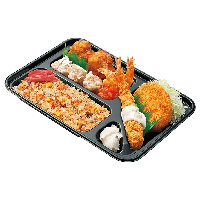 チャーハン入りスペシャル中華弁当