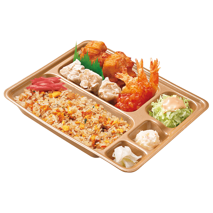 チャーハン入り中華弁当