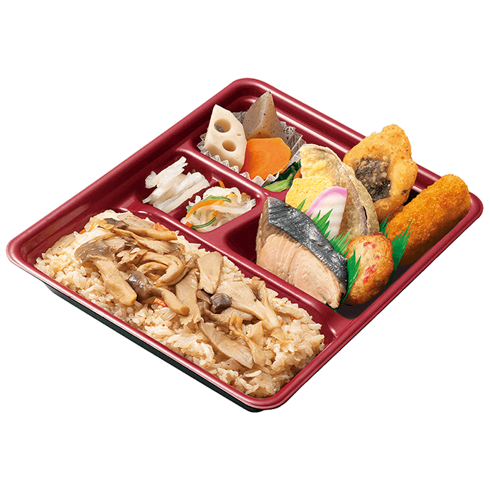きのこごはん入りザ・幕の内