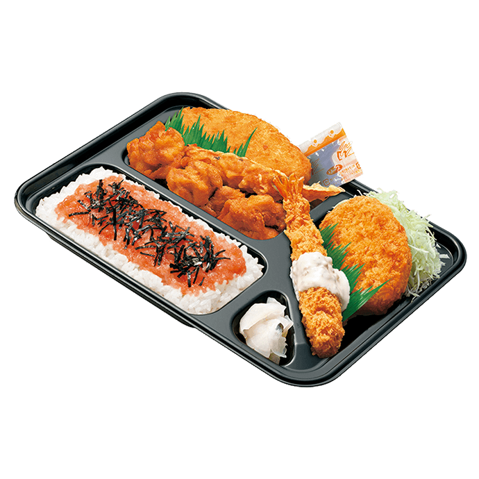スペシャルカラ・めんたい弁当