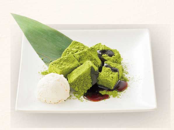抹茶わらびもち