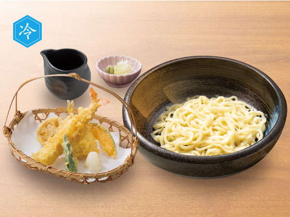 海老天ぷら冷やしうどん［冷］