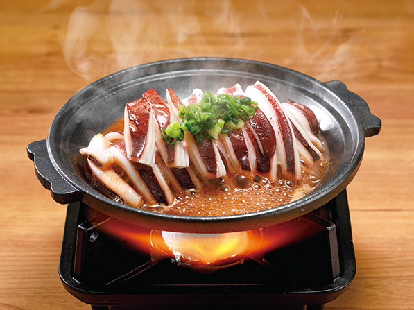 【陶板焼き上げ】するめいかごろ焼き