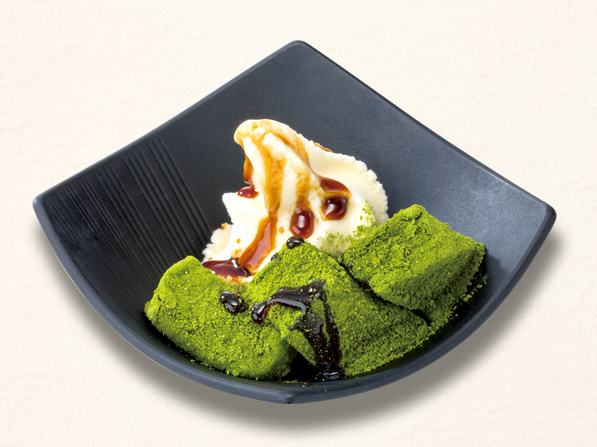 抹茶わらびもちソフト