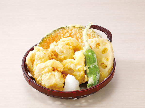 【陸奥湾産】ほたてと野菜の天ぷら