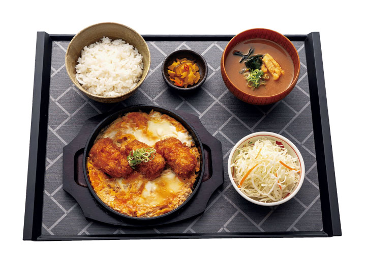 カキフライ玉子とじ定食