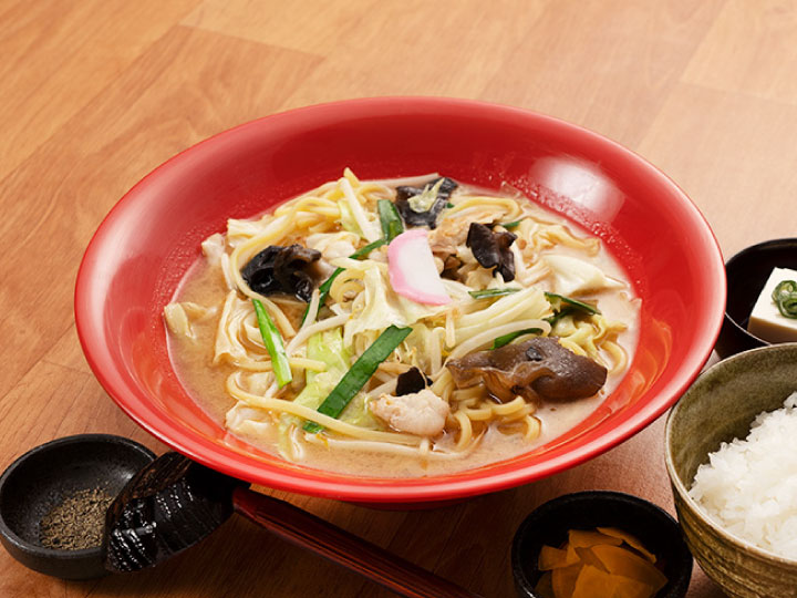 コク旨味噌スープの豚菜麺定食