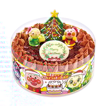 それいけ！アンパンマンチョコケーキ（クリスマスパーティー）