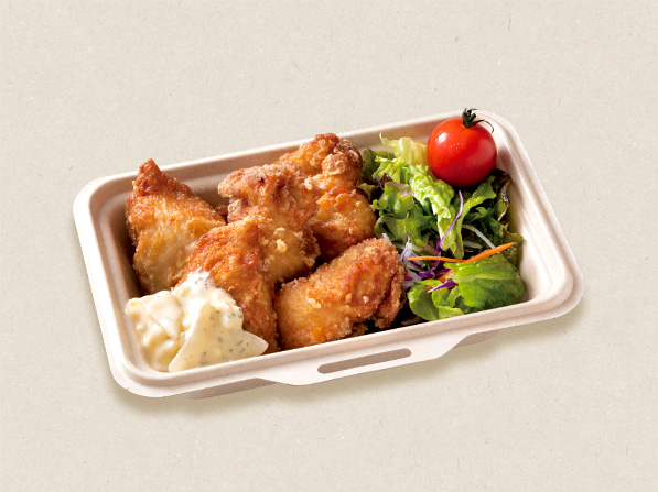 タルタルソースで楽しむサクサク鶏竜田（お弁当）